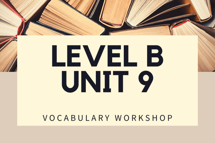 Vocabulary workshop unit 3 answers level b