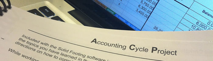 Solid footing accounting cycle project