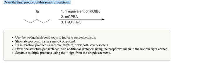 Reactions draw final series solved transcribed problem text been show has